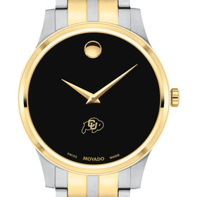 Colorado Men&#39;s Movado Collection Two-Tone Watch with Black Dial Shot #1