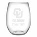 Colorado Stemless Wine Glasses Made in the USA