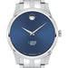 Columbia Business Men's Movado Collection Stainless Steel Watch with Blue Dial