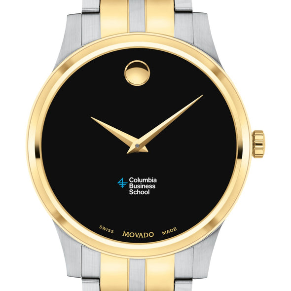 Columbia Business Men&#39;s Movado Collection Two-Tone Watch with Black Dial Shot #1