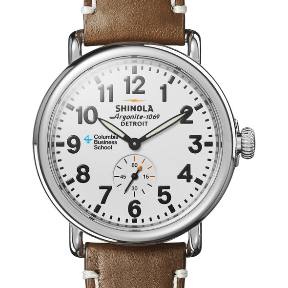 Columbia Business Shinola Watch, The Runwell 41 mm White Dial Shot #1