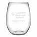 Columbia Business Stemless Wine Glasses Made in the USA