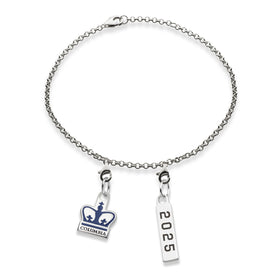 Columbia Class Year Sterling Silver Anklet Shot #1