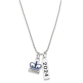 Columbia Class Year Sterling Silver Necklace Shot #1