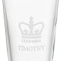 Columbia University 16 oz Pint Glass Shot #3