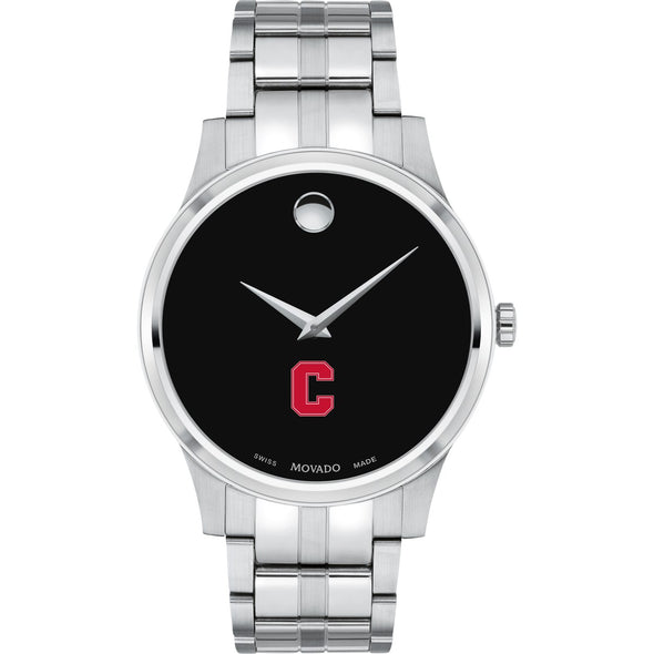 Cornell Men&#39;s Movado Collection Stainless Steel Watch with Black Dial Shot #2