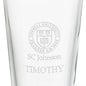 Cornell SC Johnson College of Business 16 oz Pint Glass Shot #3