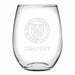 Cornell Stemless Wine Glasses Made in the USA