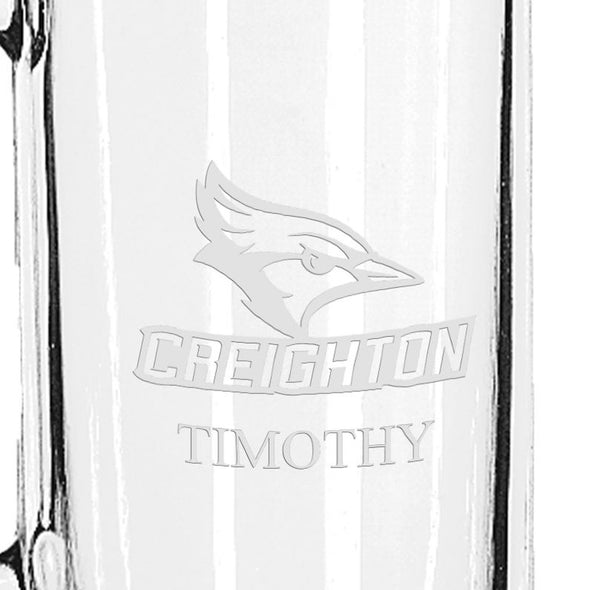 Creighton 25 oz Beer Mug Shot #3