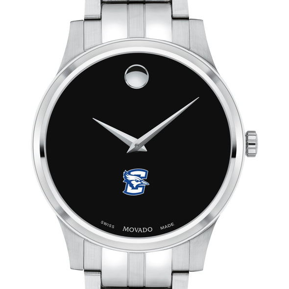 Creighton Men&#39;s Movado Collection Stainless Steel Watch with Black Dial Shot #1