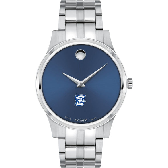 Creighton Men&#39;s Movado Collection Stainless Steel Watch with Blue Dial Shot #2