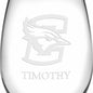 Creighton Stemless Wine Glasses Made in the USA Shot #3