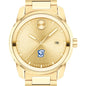 Creighton University Men's Movado BOLD Gold with Date Window Shot #1