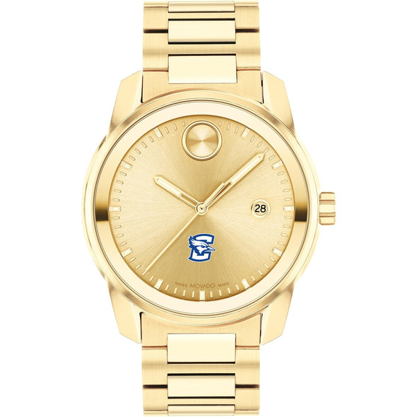 Creighton University Men&#39;s Movado BOLD Gold with Date Window Shot #2