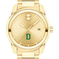 Dartmouth College Men's Movado BOLD Gold with Date Window Shot #1