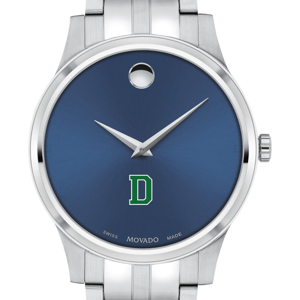 Dartmouth Men&#39;s Movado Collection Stainless Steel Watch with Blue Dial Shot #1