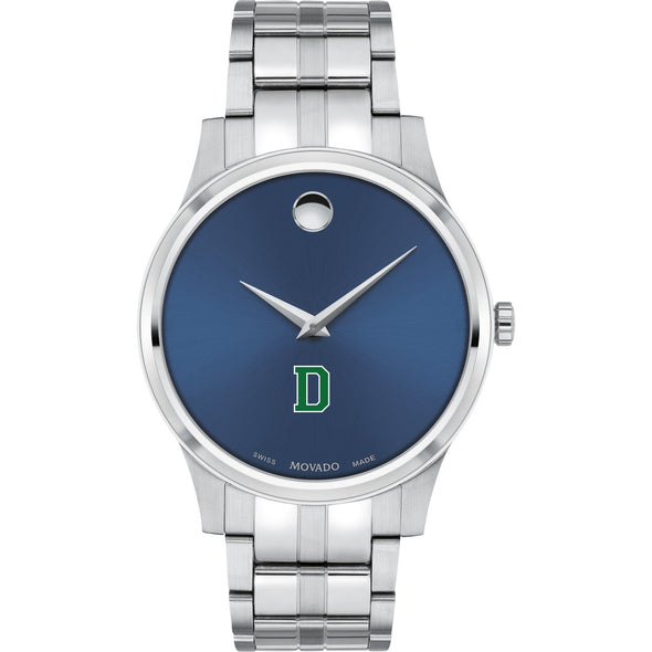 Dartmouth Men&#39;s Movado Collection Stainless Steel Watch with Blue Dial Shot #2