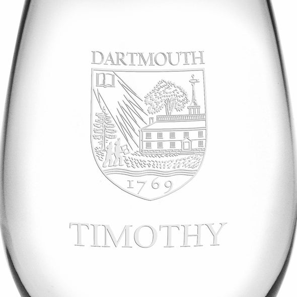 Dartmouth Stemless Wine Glasses Made in the USA Shot #3