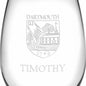 Dartmouth Stemless Wine Glasses Made in the USA Shot #3