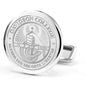 Davidson College Cufflinks in Sterling Silver Shot #2