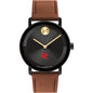 Davidson College Men's Movado BOLD with Cognac Leather Strap Shot #2