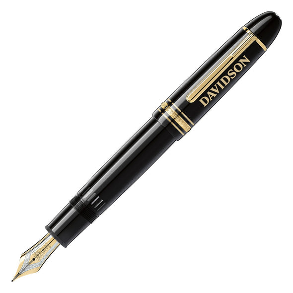 Davidson College Montblanc Meisterstück 149 Fountain Pen in Gold Shot #1