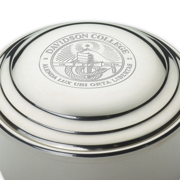 Davidson College Pewter Keepsake Box Shot #2