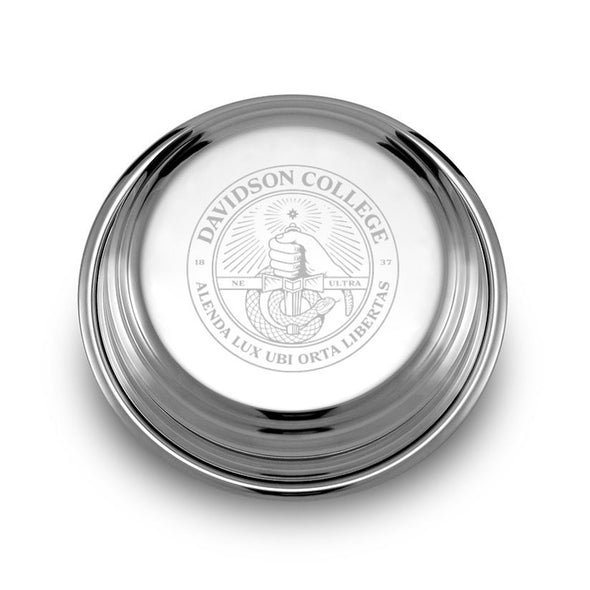 Davidson College Pewter Paperweight Shot #1