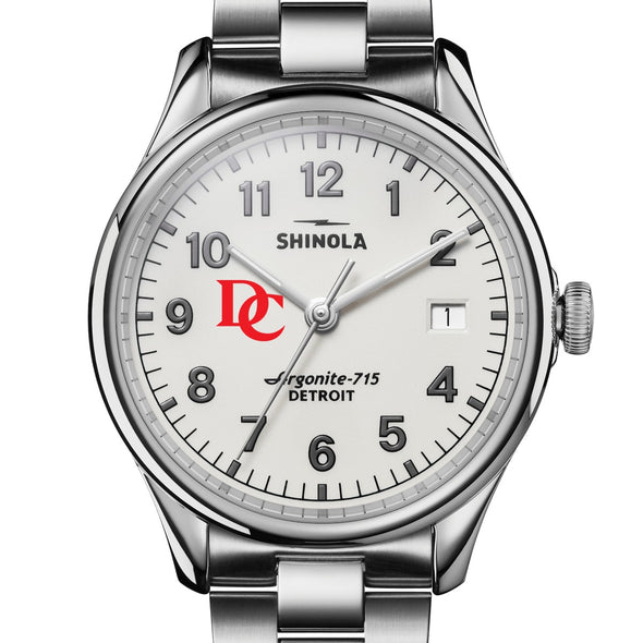 Davidson College Shinola Watch, The Vinton 38 mm Alabaster Dial at M.LaHart &amp; Co. Shot #1