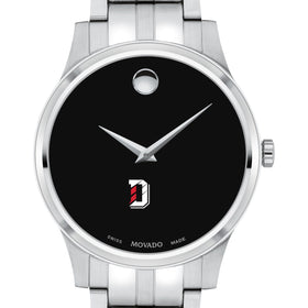 Davidson Men&#39;s Movado Collection Stainless Steel Watch with Black Dial Shot #1