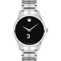 Davidson Men's Movado Collection Stainless Steel Watch with Black Dial Shot #2