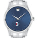 Davidson Men's Movado Collection Stainless Steel Watch with Blue Dial