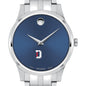 Davidson Men's Movado Collection Stainless Steel Watch with Blue Dial Shot #1