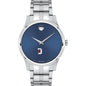 Davidson Men's Movado Collection Stainless Steel Watch with Blue Dial Shot #2