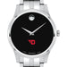 Dayton Men's Movado Collection Stainless Steel Watch with Black Dial