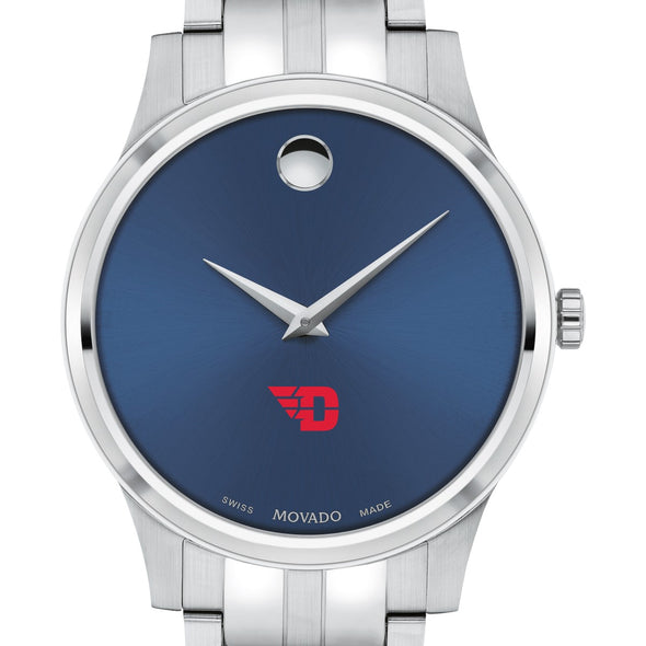 Dayton Men&#39;s Movado Collection Stainless Steel Watch with Blue Dial Shot #1