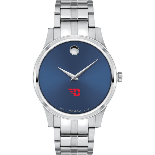 Dayton Men&#39;s Movado Collection Stainless Steel Watch with Blue Dial Shot #2