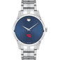 Dayton Men's Movado Collection Stainless Steel Watch with Blue Dial Shot #2