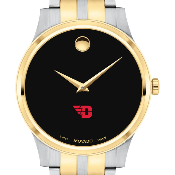 Dayton Men&#39;s Movado Collection Two-Tone Watch with Black Dial Shot #1