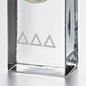 Delta Delta Delta Tall Glass Desk Clock by Simon Pearce Shot #2