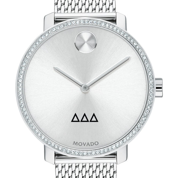 Delta Delta Delta Women&#39;s Movado Bold with Crystal Bezel &amp; Mesh Bracelet Shot #1