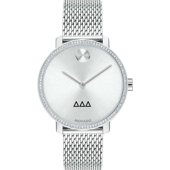 Delta Delta Delta Women&#39;s Movado Bold with Crystal Bezel &amp; Mesh Bracelet Shot #2