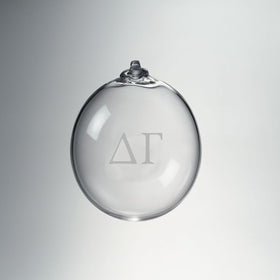 Delta Gamma Glass Ornament by Simon Pearce Shot #1