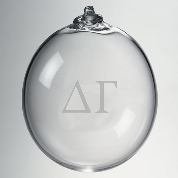 Delta Gamma Glass Ornament by Simon Pearce Shot #2