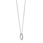 Delta Gamma Monica Rich Kosann "Carpe Diem" Poesy Ring Necklace in Silver Shot #2