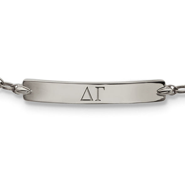 Delta Gamma Monica Rich Kosann Petite Poesy Bracelet in Silver Shot #2