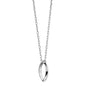 Delta Gamma Monica Rich Kosann Poesy Ring Necklace in Silver Shot #1