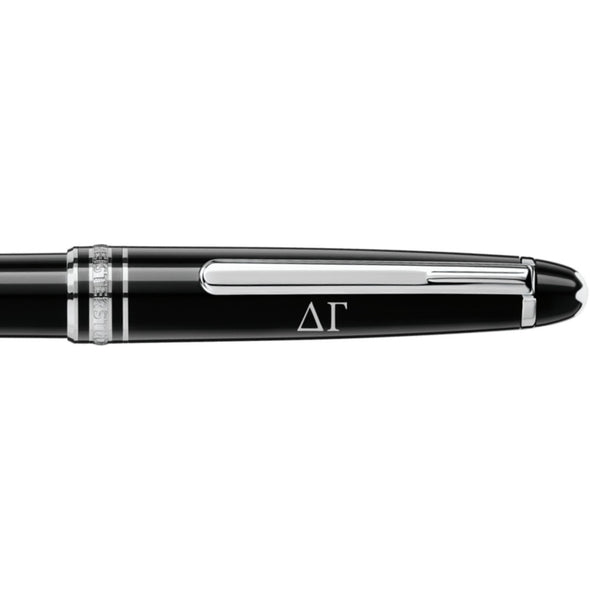 Delta Gamma Montblanc Meisterstück Classique Ballpoint Pen in Platinum Shot #2