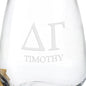 Delta Gamma Stemless Wine Glasses - Set of 2 Shot #3