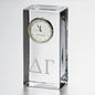 Delta Gamma Tall Glass Desk Clock by Simon Pearce Shot #1